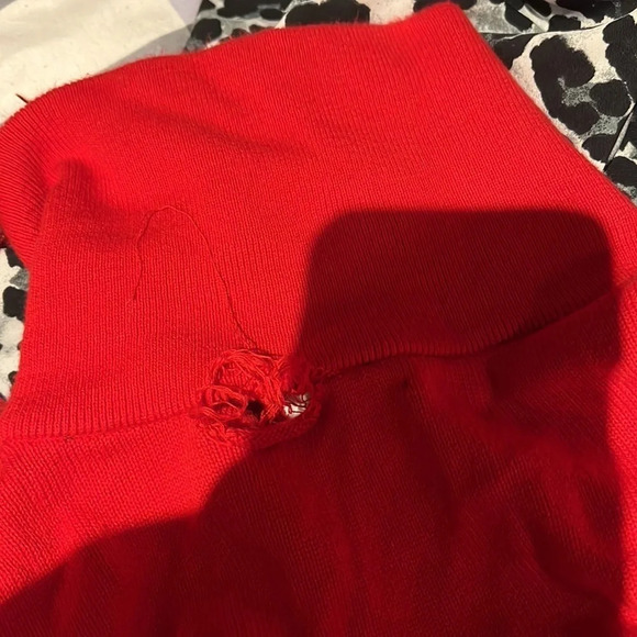 Tommy Hilfiger fill zipper knit  multi color unisex jacket sweater Sz S - Picture 11 of 13